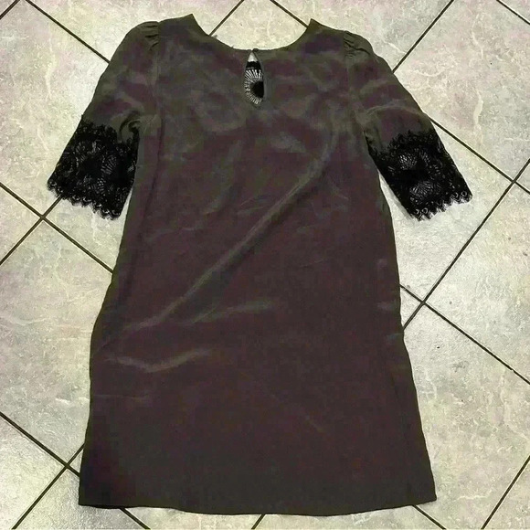 Anthropologie LIE Silk Dress Size 8 - Picture 2 of 3